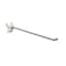 Azar Displays 2-Piece 10" Metal Wire Hook Plastic Attached Back: 0.187" Dia., PK50 701210-50PK - alternate 1